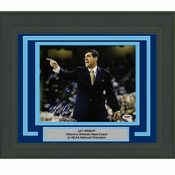 FRAMED Autographed/Signed JAY WRIGHT Villanova Wildcats 8x10 Photo PSA/DNA COA