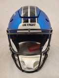 DAVID MONTGOMERY SIGNED LIONS 2024 ALT SPEEDFLEX HELMET W/ "KNUCKLES" BECKETT