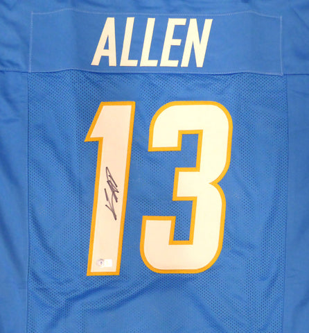 Chargers Keenan Allen Autographed Signed Light Blue Jersey Beckett QR #BL92180