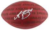 Eagles A.J. Brown Signed Wilson "The Duke" Team Showcase Football BAS #2W058270