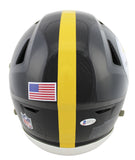 Steelers Jerome Bettis "HOF 15, The Bus" Signed Speed Flex Full Size Helmet BAS