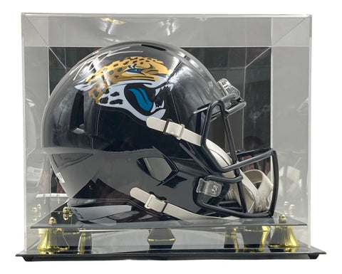 Trevor Lawrence Signed Jaguars Full Size Replica Speed Helmet Fanatics w/ Case