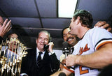 Rick Dempsey Signed Baltimore Orioles Jersey 83 WS MVP (JSA COA) 83 World Champs