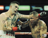 Brandon Rios & Mike Alvarado Autographed 8x10 Photo Beckett BAS QR #BH29220