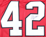 Justin Houston Signed Georgia Bulldogs Jersey (GTSM COA) 4xPro Bowl Linebacker