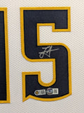 FRAMED DENVER NUGGETS NIKOLA JOKIC AUTOGRAPHED SIGNED JERSEY BECKETT HOLO