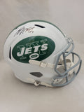 DAVANTE ADAMS SIGNED NEW YORK JETS F/S ALTERNATE SPEED REPLICA HELMET BECKETT QR