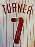 Trea Turner Autographed Philadelphia Phillies Nike Baseball Jersey Beckett