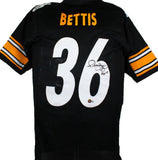 Jerome Bettis Autographed Black Pro Style Jersey w/HOF- Beckett W Hologram