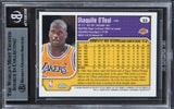 Lakers Shaquille O'Neal Authentic Signed 1999 Topps Chrome #23 Card BAS Slabbed