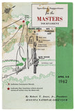 Arnold Palmer Signed 1962 Masters Augusta National Golf Program JSA #AL81897