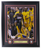 Allen Iverson Signed Framed 16x20 Philadelphia 76ers Step Over Photo PSA ITP