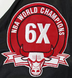 Bulls Dennis Rodman Signed 6x NBA Champs Mitchell & Ness Jacket BAS Witnessed