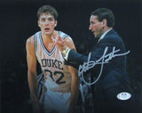 Christian Laettner Duke Signed/Autographed Coach K 8x10 Photo PSA/DNA 167263