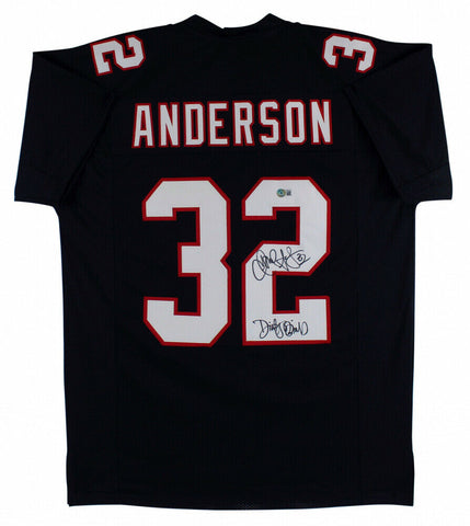 Jamal Anderson Signed Atlanta Falcons Jersey nscribed "Dirty Bird" Beckett Holo