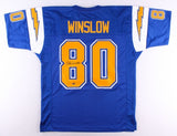 Kellen Winslow Signed Chargers Jersey (MAB) 5x Pro Bowl T.E. (1980-1983, 1987)