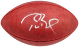 Tom Brady Autographed NFL Leather SB LIII Logo Football Fanatics AA0104126