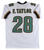 Fred Taylor Signed Jaguars White Jersey (Beckett) Jacksonville RB 1998-2008