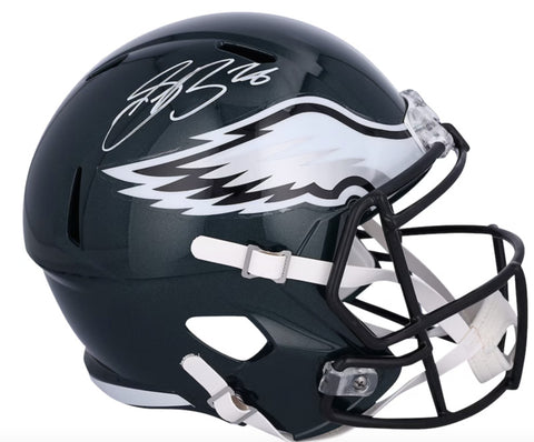 Saquon Barkley Autographed Philadelphia Eagles Full Size Speed Helmet Fanatics