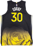 WARRIORS STEPHEN CURRY AUTOGRAPHED NIKE JERSEY 52 LENGTH +2 BECKETT 234965