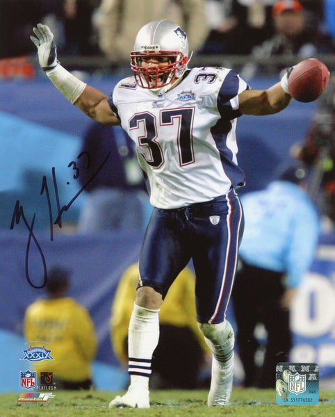 Rodney Harrison New England Patriots Signed Super Bowl XXXIX 8x10 Pats Alumni