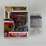 Autographed/Signed Allen Iverson 76ers Sixers Funko Pop #102 Figurine JSA COA