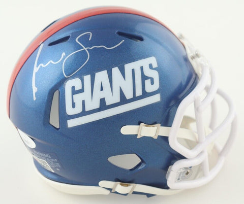 Isaiah Simmons Signed New York Giants Speed Mini Helmet (JSA) G-Men All Pro L.B.