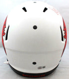 Warren Sapp Signed TB Bucs Lunar Speed F/S Authentic Helmet w/2 Insc-BAW *Holo