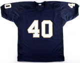 Reggie Brooks Signed Notre Dame Jersey Inscribed "92 All-American" (JSA COA)