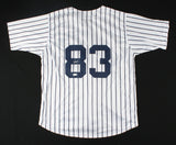 Deivi Garcia Signed New York Yankees Jersey (JSA COA) N.Y. Pitching Prospect