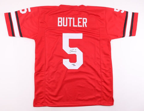 Kevin Butler Signed Georgia Bulldogs Jersey (JSA COA) Chicago Bears Place Kicker