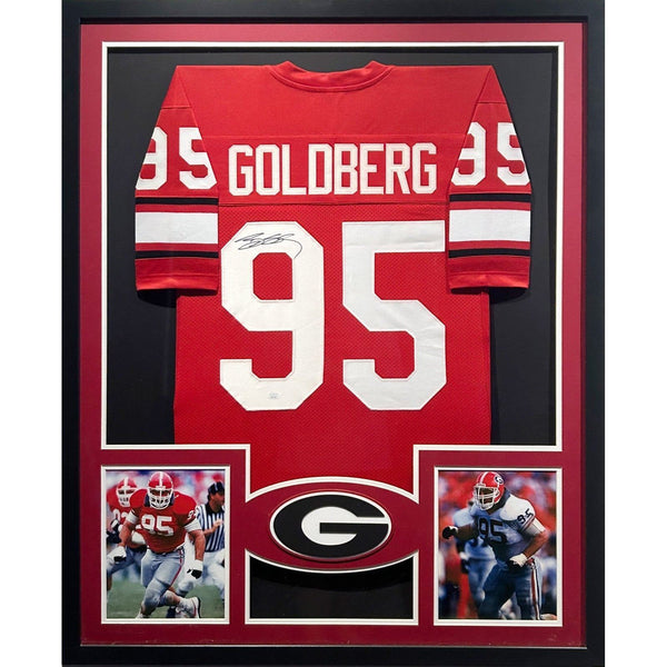 Bill Goldberg Autographed Signed Framed Georgia Bulldogs WWF WCW Jersey JSA