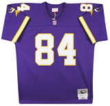 Vikings Randy Moss "Straight Cash Homie" Signed Purple M&N TB Jersey BAS Witness