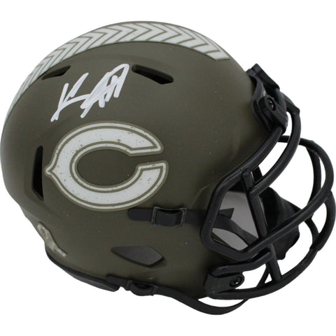 Keenan Allen Signed Chicago Bears 22 Salute Mini Helmet Beckett 45809