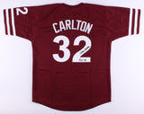 Steve Carlton Signed Philadelphia Phillies Jersey Inscribed "HOF 94" (JSA COA)