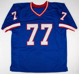 Jim Jeffcoat "Circle The Wagon" Signed Buffalo Bills Jersey (JSA COA)