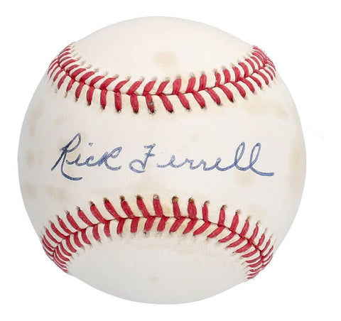 Rick Ferrell Red Sox Signed Official American League Baseball PSA U65218