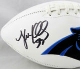 Luke Kuechly Autographed Carolina Panthers Logo Football- Beckett W Holo *Black