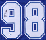 Mikhail Sergachev Signed Lightning Jersey (Beckett COA) Tampa Bay Defenseman