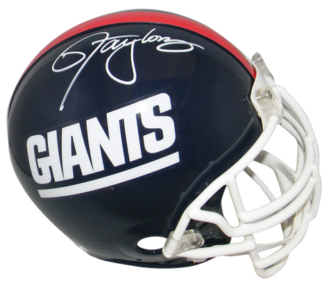 LAWRENCE TAYLOR AUTOGRAPHED NEW YORK GIANTS FULL SIZE PROLINE ZLT HELMET JSA