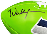 WALTER JONES AUTOGRAPHED SEATTLE SEAHAWKS GREEN LOGO FOOTBALL MCS HOLO 203088