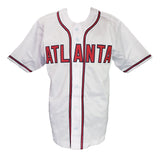 Ronald Acuna Jr Signed Custom White Pro-Style Baseball Jersey JSA ITP