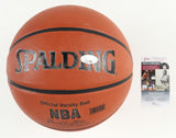 Bernard King Signed NBA Basketball (JSA COA) 4x NBA All Star Knicks, Nets, Jazz