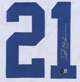 Deion Sanders Signed Dallas Cowboys Jersey (Beckett QR Code Card) 8xPro Bowl D