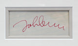 John Lennon The Beatles Authentic Signed & Framed Cut Signature BAS #A57931