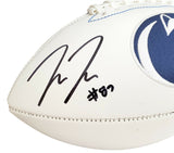 PAT FREIERMUTH AUTOGRAPHED SIGNED PENN STATE WHITE LOGO FOOTBALL BECKETT 191170