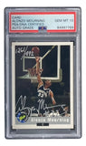 Alonzo Mourning Signed Georgetown 1992 Classic Draft Picks Card PSA/DNA Gem MT