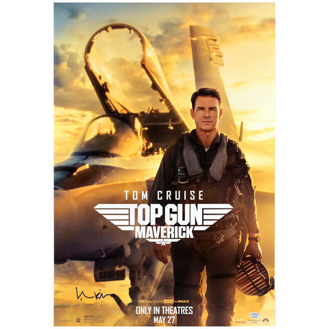 Val Kilmer RARE Autographed 2022 Top Gun Maverick 16x24 Movie Poster