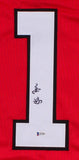 Stan Bowman Signed Blackhawks Jersey (Beckett) 3X Stanley Cup winning Hawks G.M.