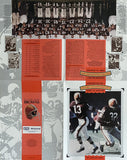 Gene Hickerson & Jim Kanicki Signed Browns 1964 Champions Poster BAS 48234